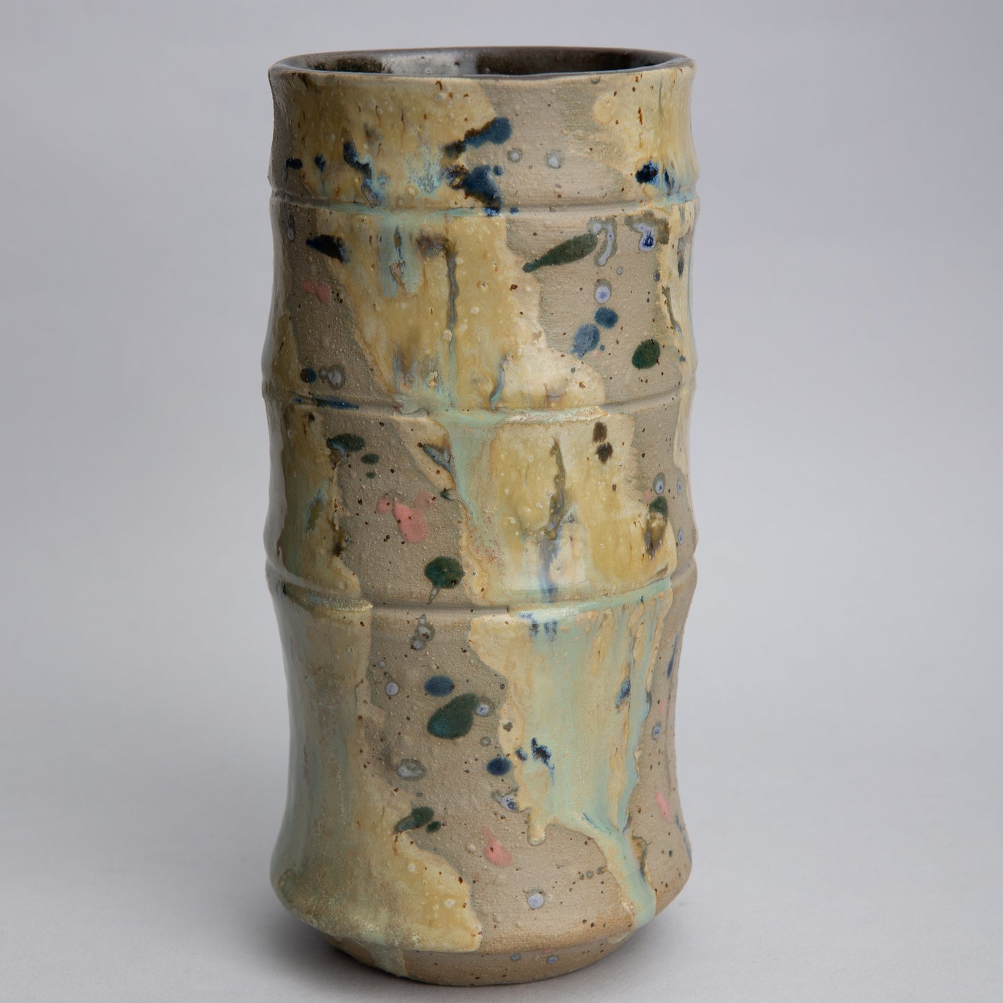 Jarrón Bamboo Cebra