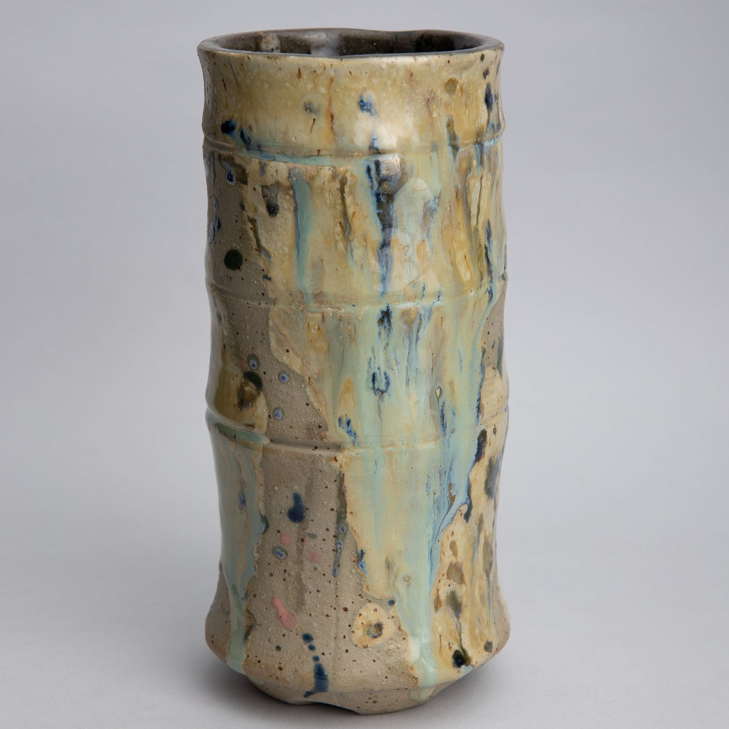 Jarrón Bamboo Cebra