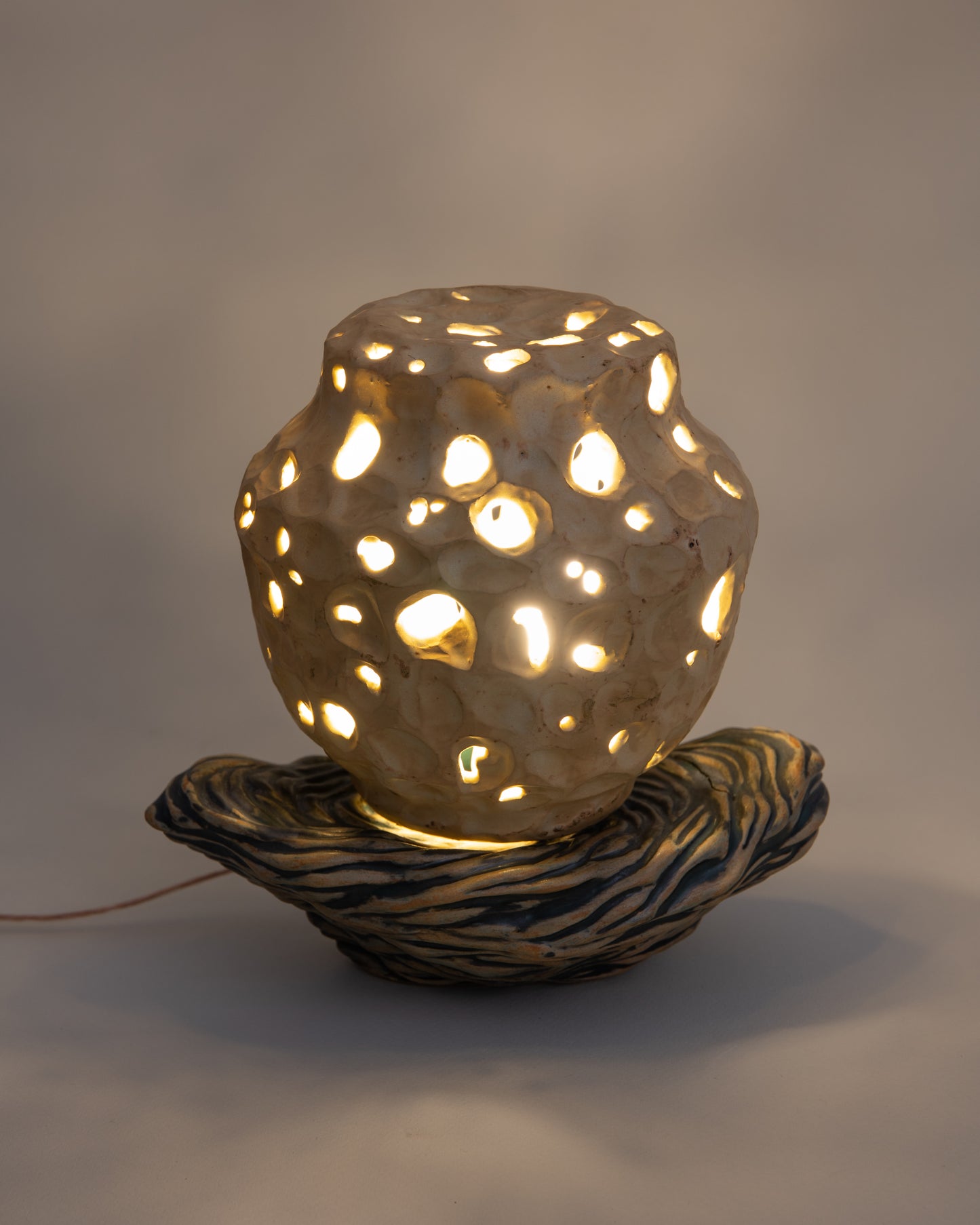 Lámpara De Mesa Polen Panal