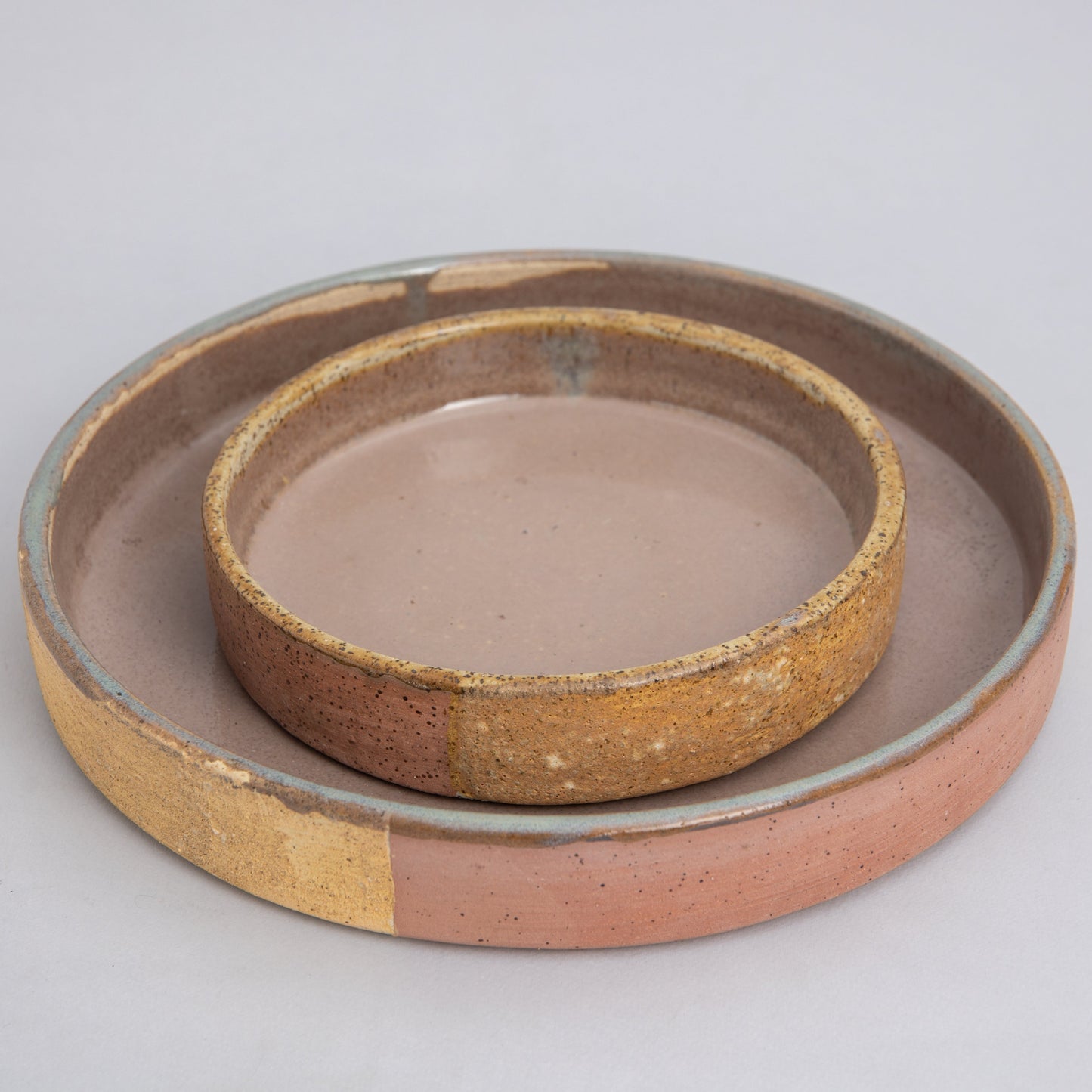 Bandeja Ocre Rosa Wabi