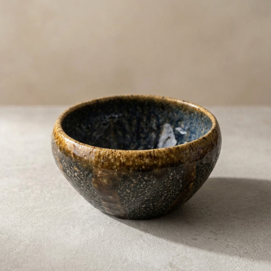 Cuenco Cerceta Wabi Oro & Blue