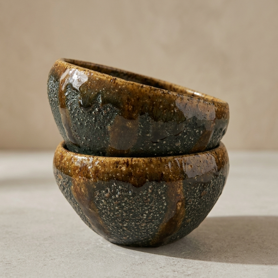 Cuenco Cerceta Wabi Oro & Blue