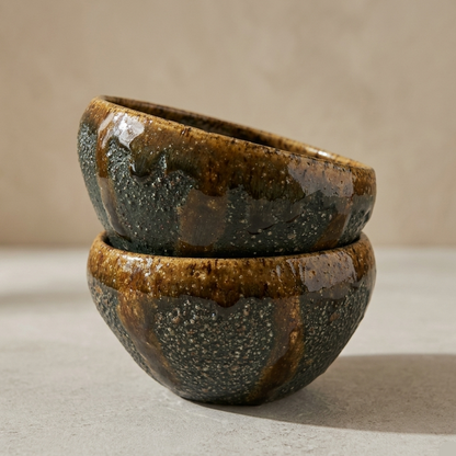 Cuenco Cerceta Wabi Oro & Blue