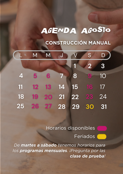 Taller mensual de Construcción Manual