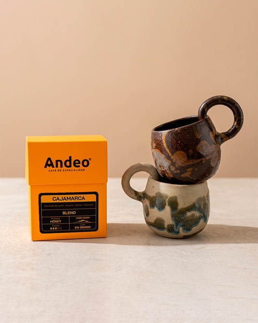 Pack Cafetera o Tazas + Cafe Andeo